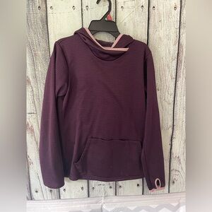 Purple Hooded Sweatshirt